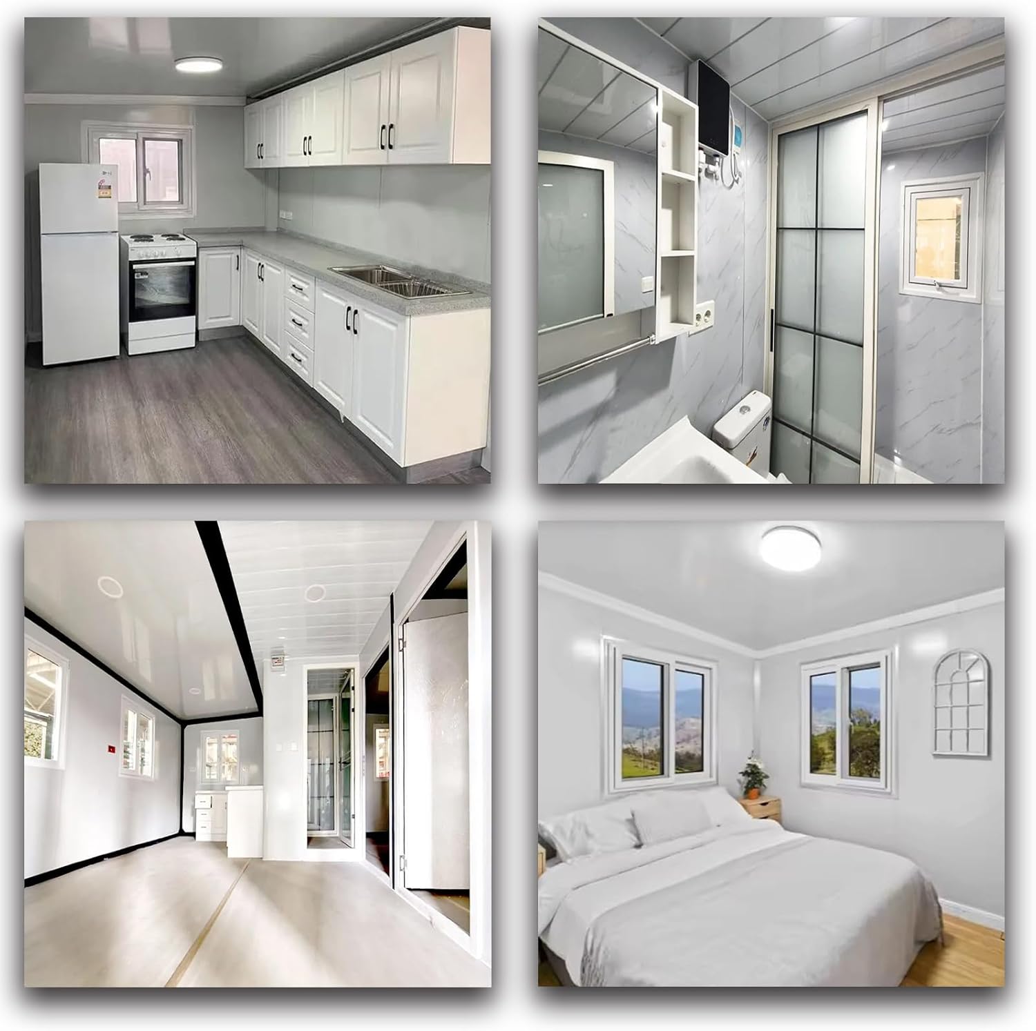 Factory Modern Homes Mobile Shipping Prefab Living Container Prefabricated Modern Expandable Container House 
